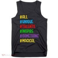 Believe In Your Talents Inspiring Creative Magic Art Tank Top thumb 0