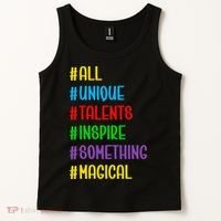 Believe In Your Talents Inspiring Creative Magic Art Tank Top thumb 2