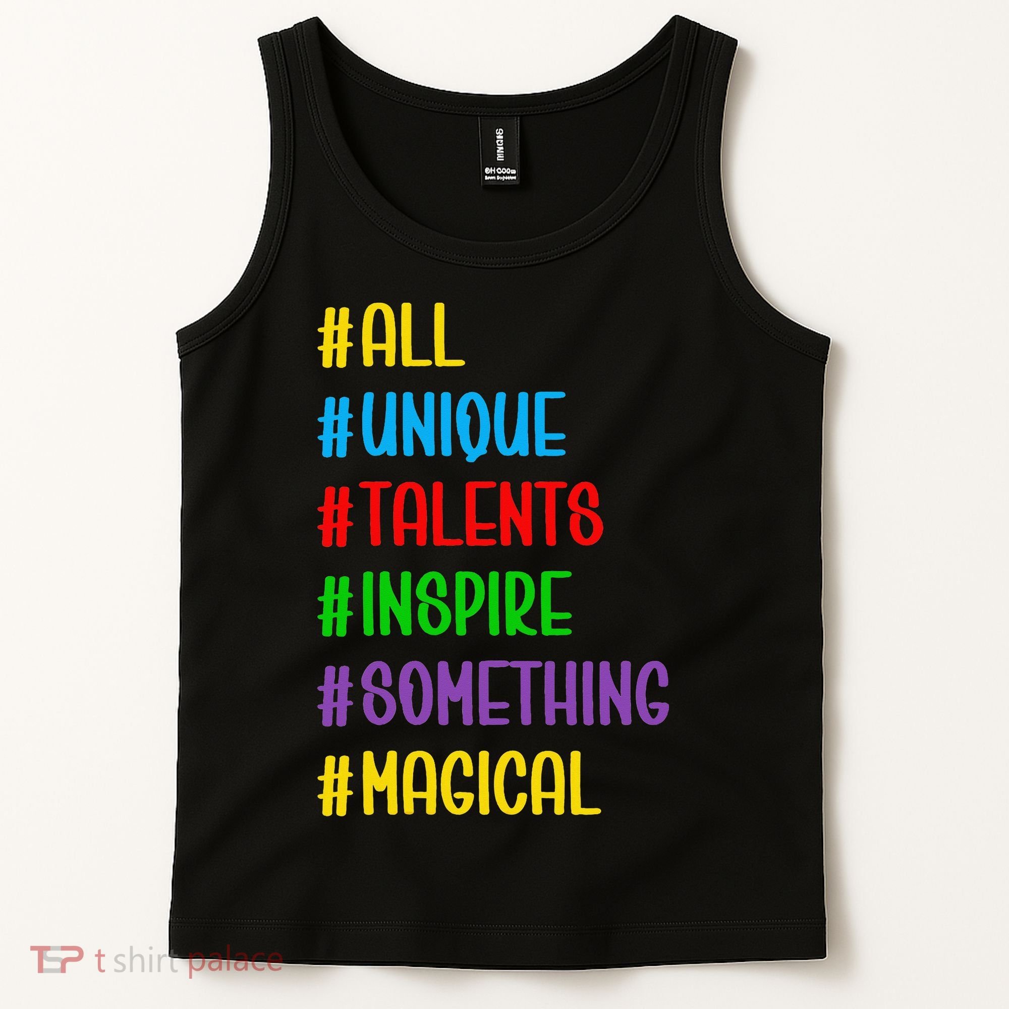 Believe In Your Talents Inspiring Creative Magic Art Tank Top