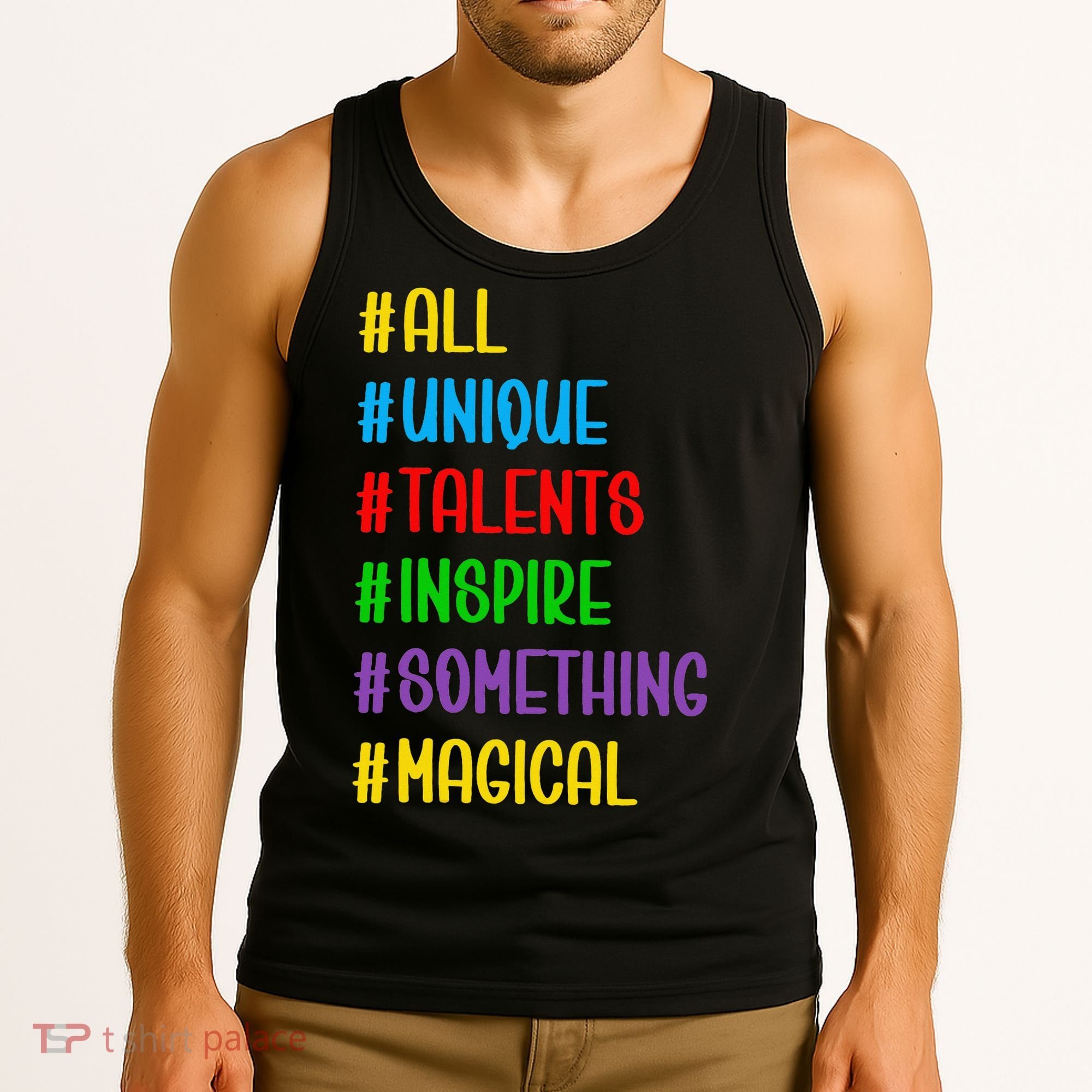 Believe In Your Talents Inspiring Creative Magic Art Tank Top