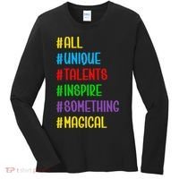 Believe In Your Talents Inspiring Creative Magic Art Women's Long Sleeve Shirt thumb 0