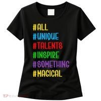 Believe In Your Talents Inspiring Creative Magic Art Women's T-Shirt thumb 0