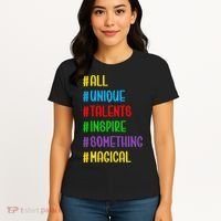 Believe In Your Talents Inspiring Creative Magic Art Women's T-Shirt thumb 4