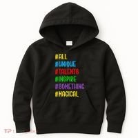Believe In Your Talents Inspiring Creative Magic Art Kids Hoodie thumb 0