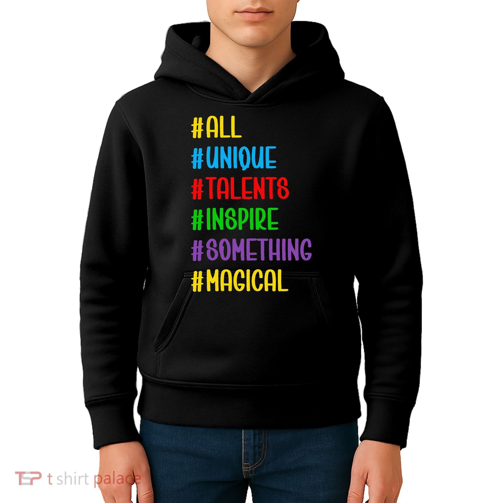 Believe In Your Talents Inspiring Creative Magic Art Kids Hoodie