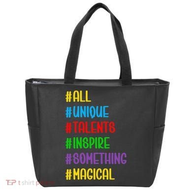 Believe In Your Talents Inspiring Creative Magic Art Tote Bag