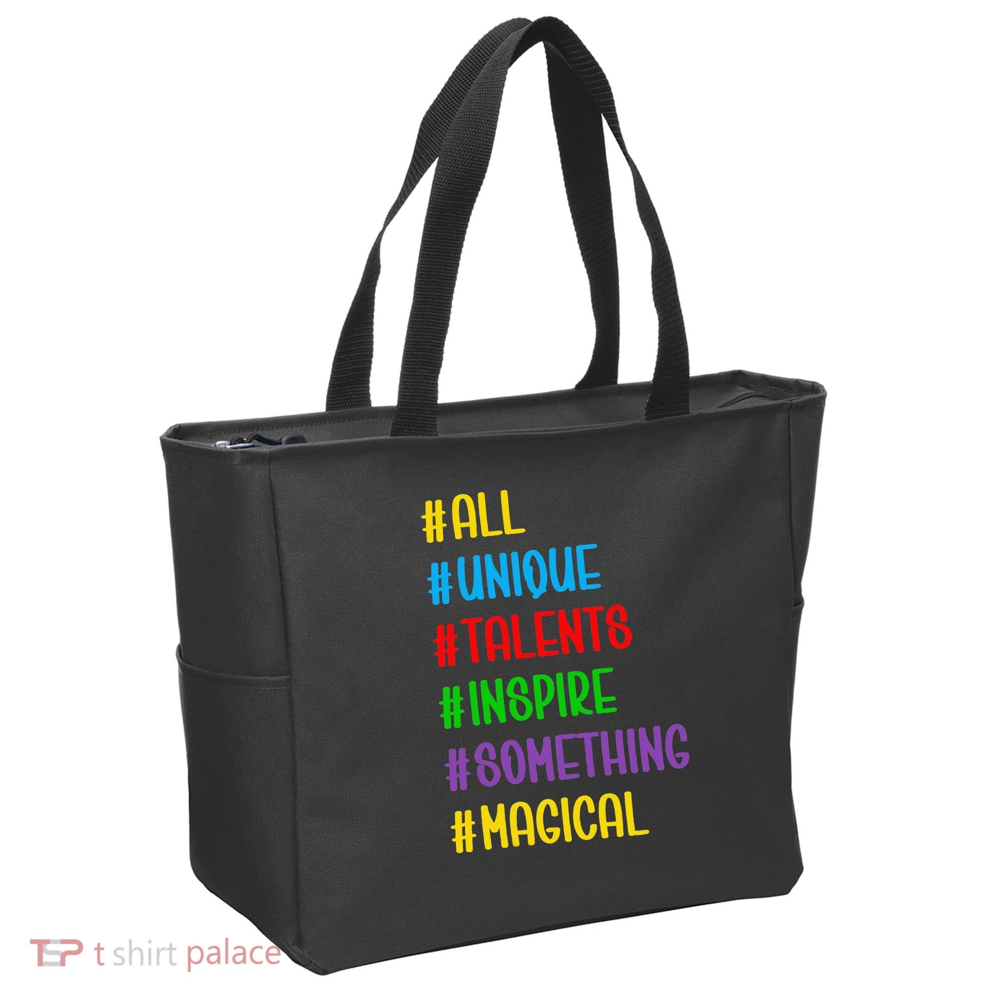 Believe In Your Talents Inspiring Creative Magic Art Tote Bag