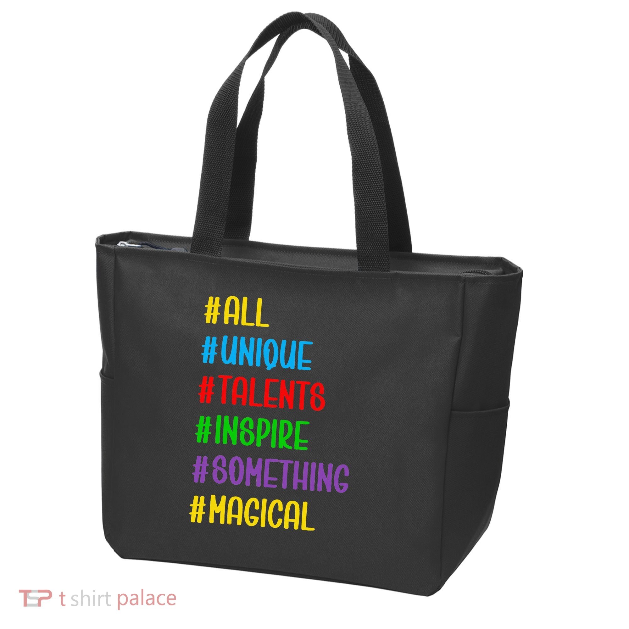 Believe In Your Talents Inspiring Creative Magic Art Tote Bag