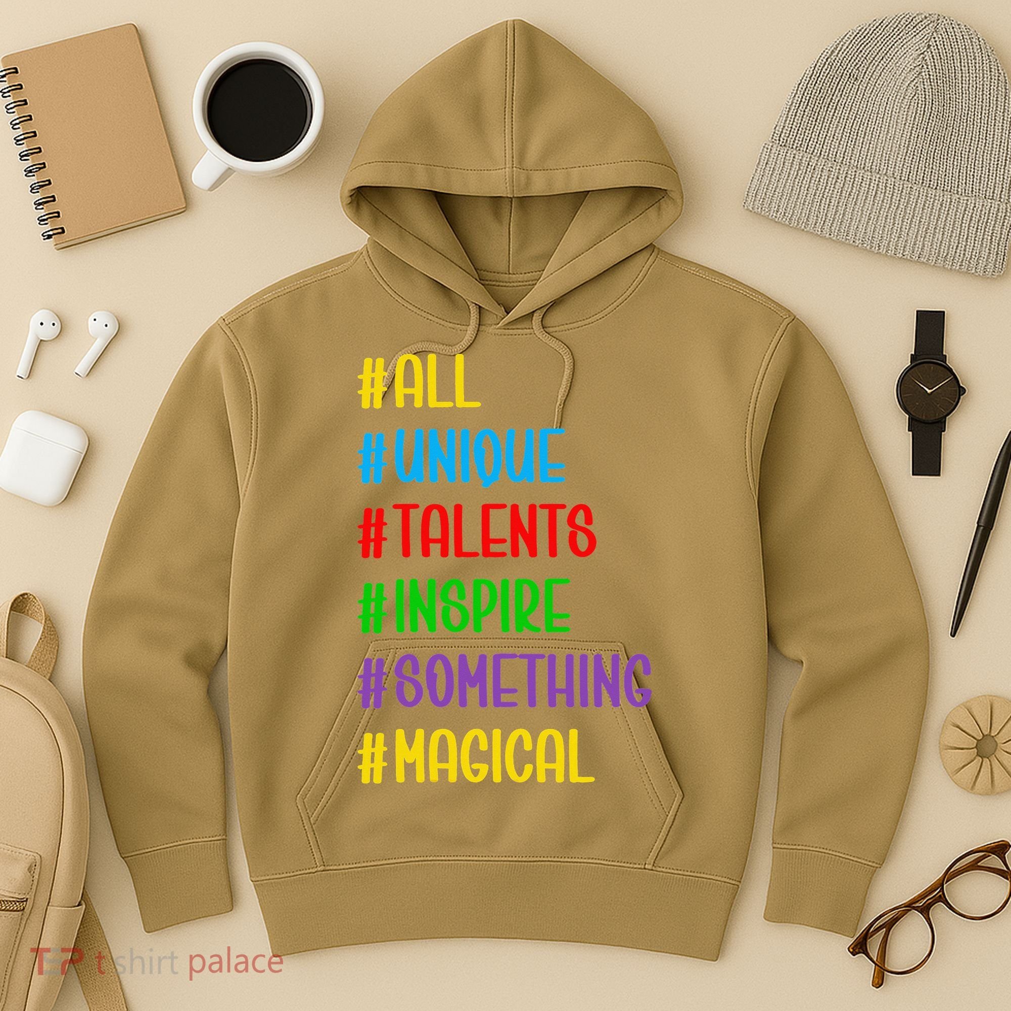 Believe In Your Talents Inspiring Creative Magic Art Hoodie