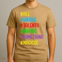 Believe In Your Talents Inspiring Creative Magic Art T-Shirt thumb 3