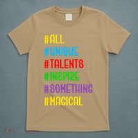 Believe In Your Talents Inspiring Creative Magic Art T-Shirt thumb 5