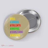Believe In Your Talents Inspiring Creative Magic Art Button thumb 0