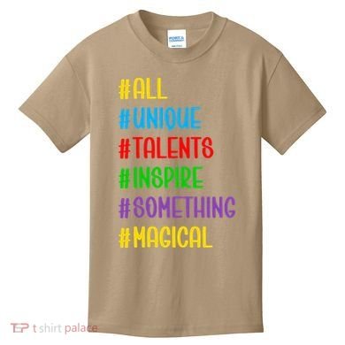 Believe In Your Talents Inspiring Creative Magic Art Kids T-Shirt