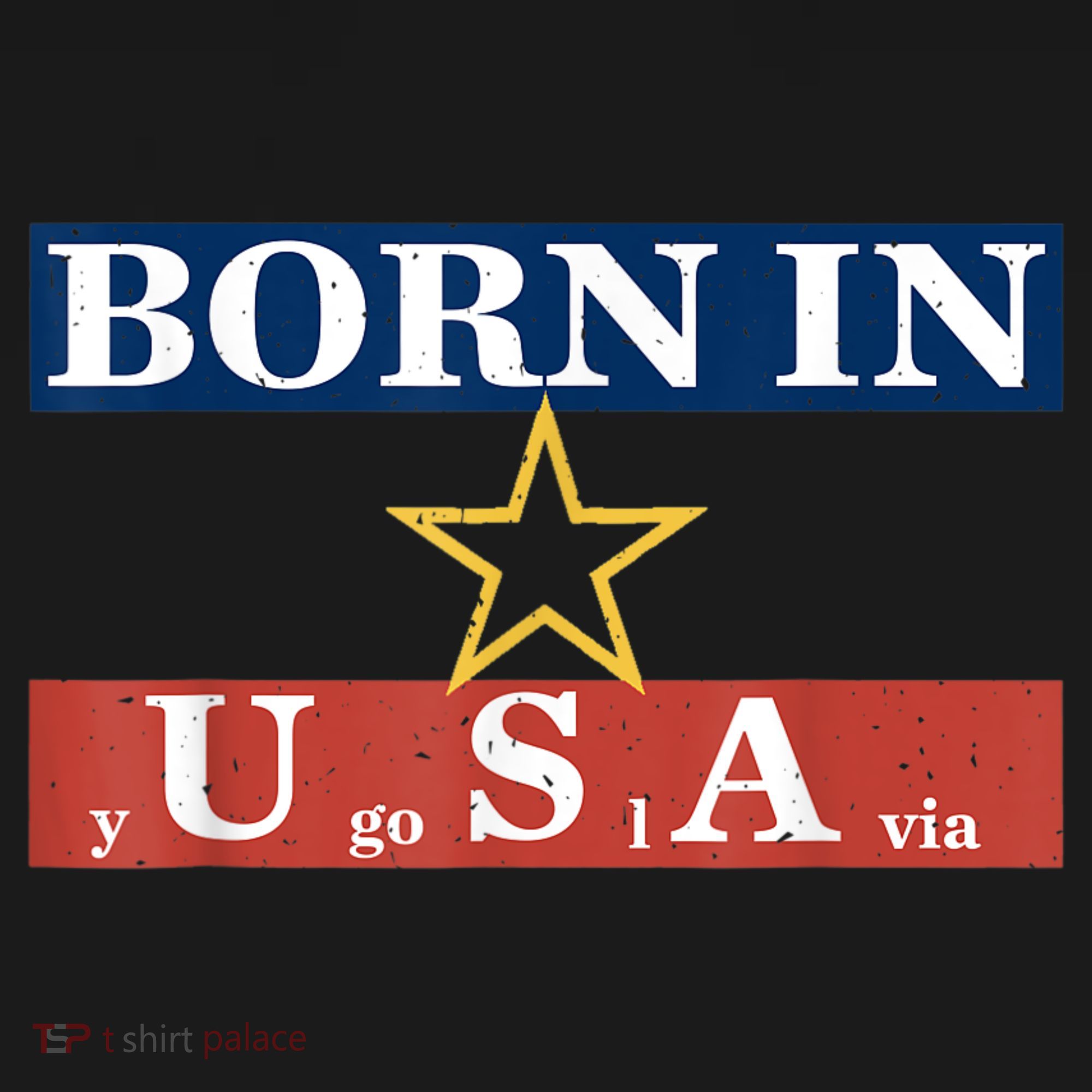 Born In Yugoslavia USA Yugoslavia Flag America Funny Gift Women's Hoodie