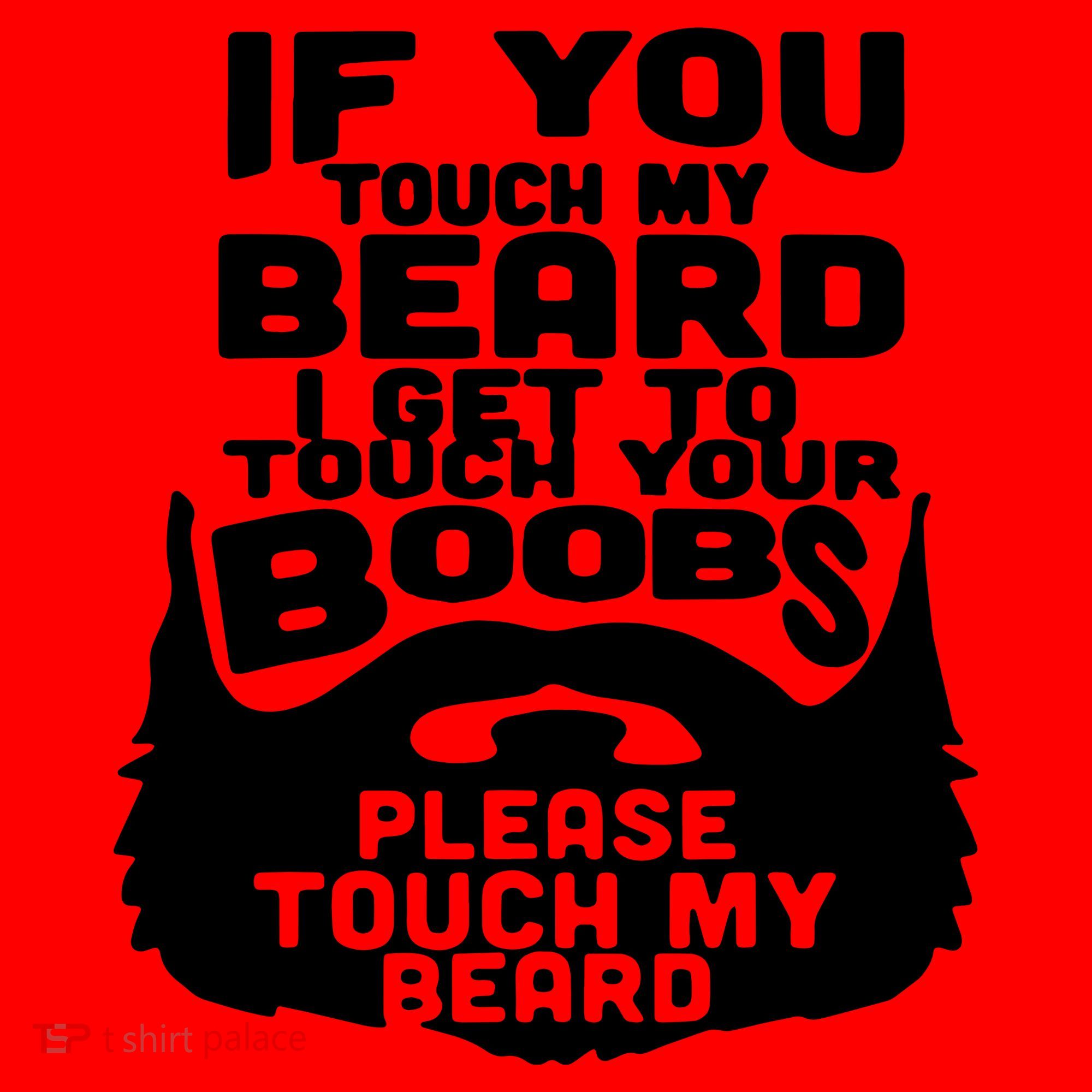 Beard If You Touch My Beard I Get To Touch Your Boobs Santa Hat