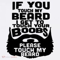 Beard If You Touch My Beard I Get To Touch Your Boobs Mousepad thumb 1