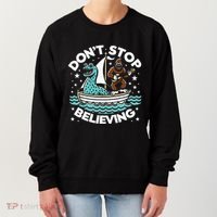 Believe In Yourself & Mythical Creatures Bigfoot Loch Ness Women's Sweatshirt thumb 0