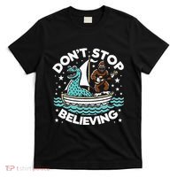 Believe In Yourself & Mythical Creatures Bigfoot Loch Ness T-Shirt thumb 0