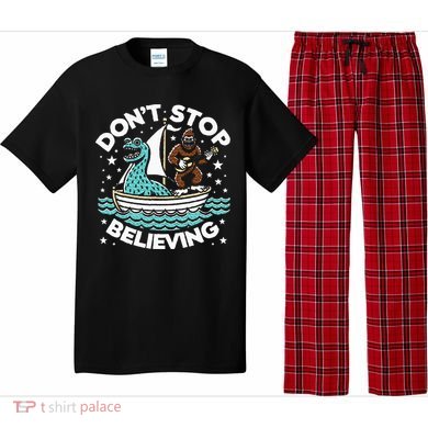 Believe In Yourself & Mythical Creatures Bigfoot Loch Ness Pajama Set