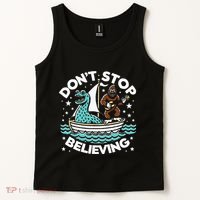Believe In Yourself & Mythical Creatures Bigfoot Loch Ness Tank Top thumb 2