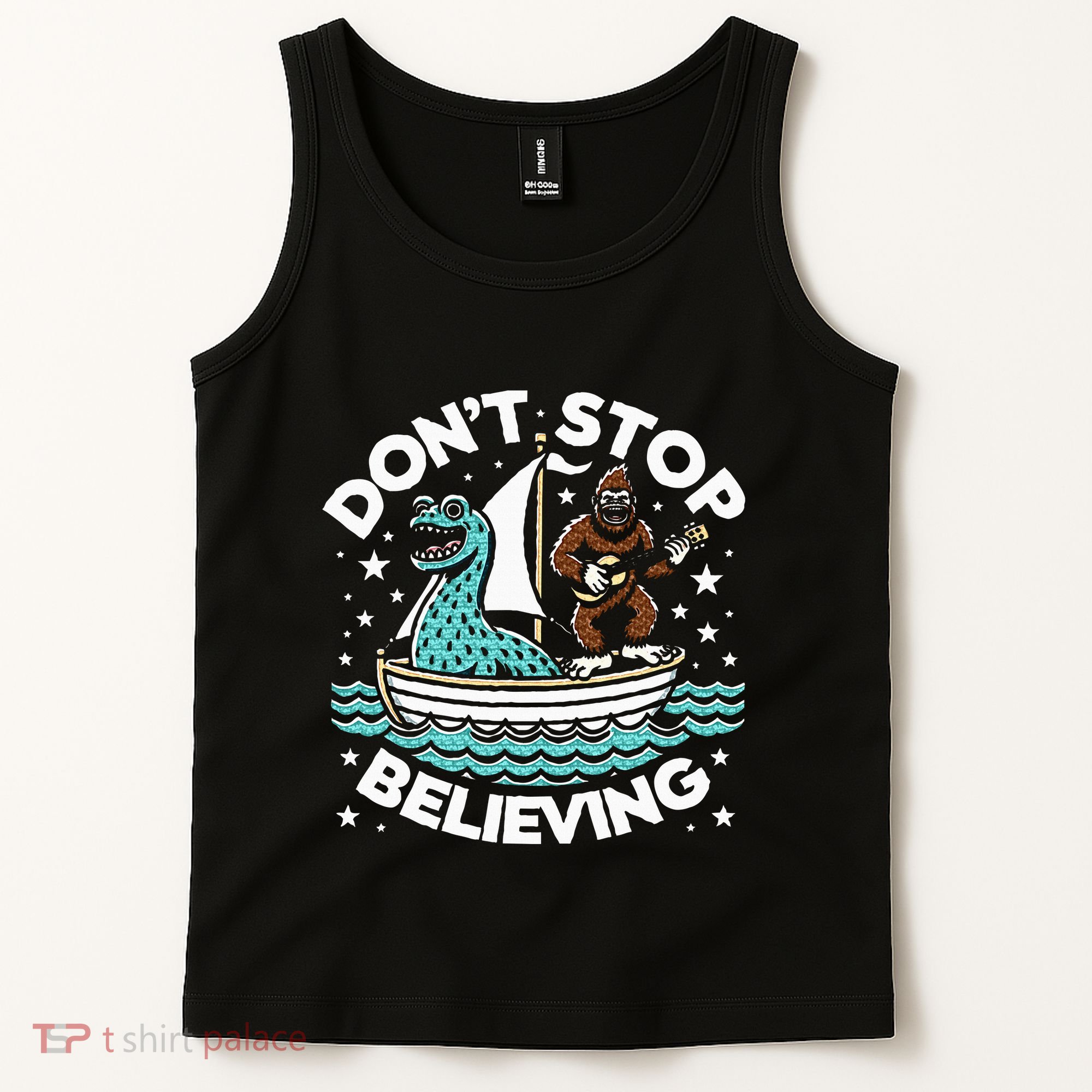 Believe In Yourself & Mythical Creatures Bigfoot Loch Ness Tank Top