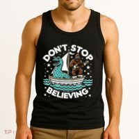 Believe In Yourself & Mythical Creatures Bigfoot Loch Ness Tank Top thumb 3