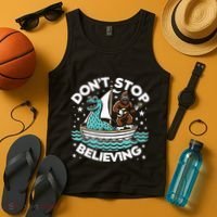 Believe In Yourself & Mythical Creatures Bigfoot Loch Ness Tank Top thumb 4