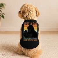 Bigfoot Just A Dad Who Always Came Back With The Milk Doggie Tank thumb 2