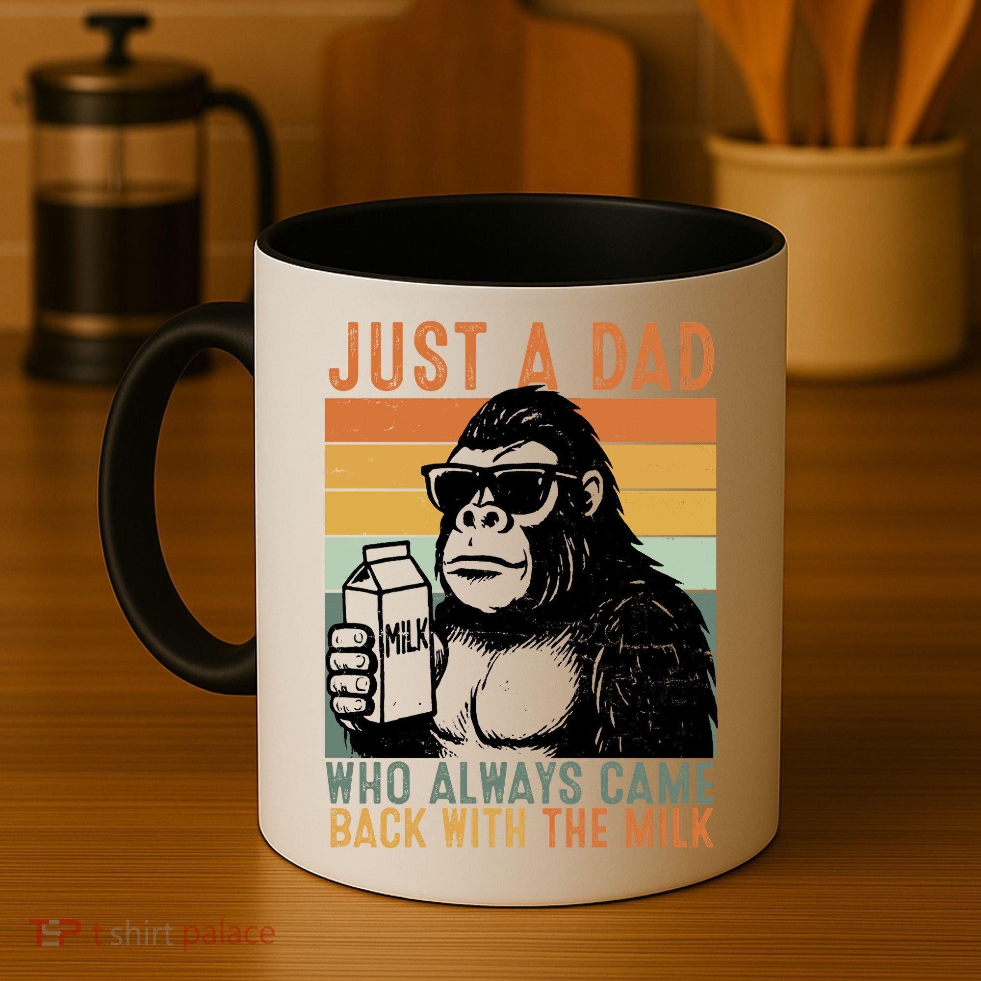 Bigfoot Just A Dad Who Always Came Back With The Milk Coffee Mug