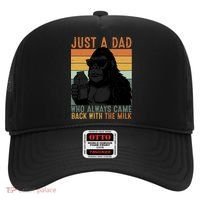 Bigfoot Just A Dad Who Always Came Back With The Milk Hat thumb 0