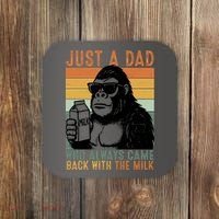 Bigfoot Just A Dad Who Always Came Back With The Milk Coaster thumb 0