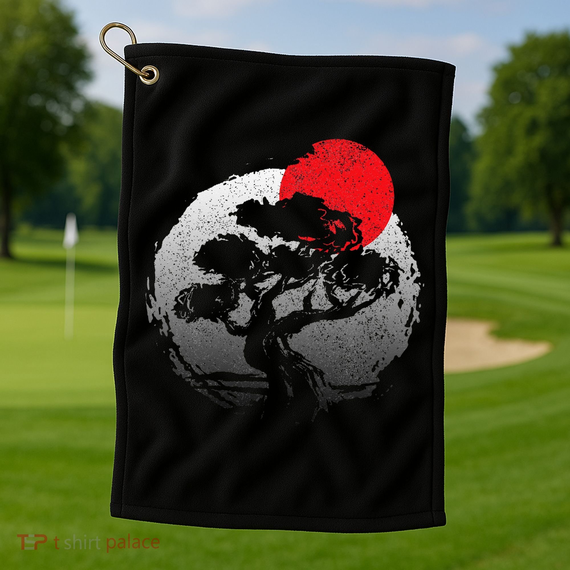 Bonsai Japanese Art Bonzai Golf Towel