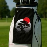 Bonsai Japanese Art Bonzai Golf Towel thumb 2