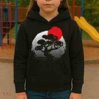 Bonsai Japanese Art Bonzai Kids Hoodie thumb 3
