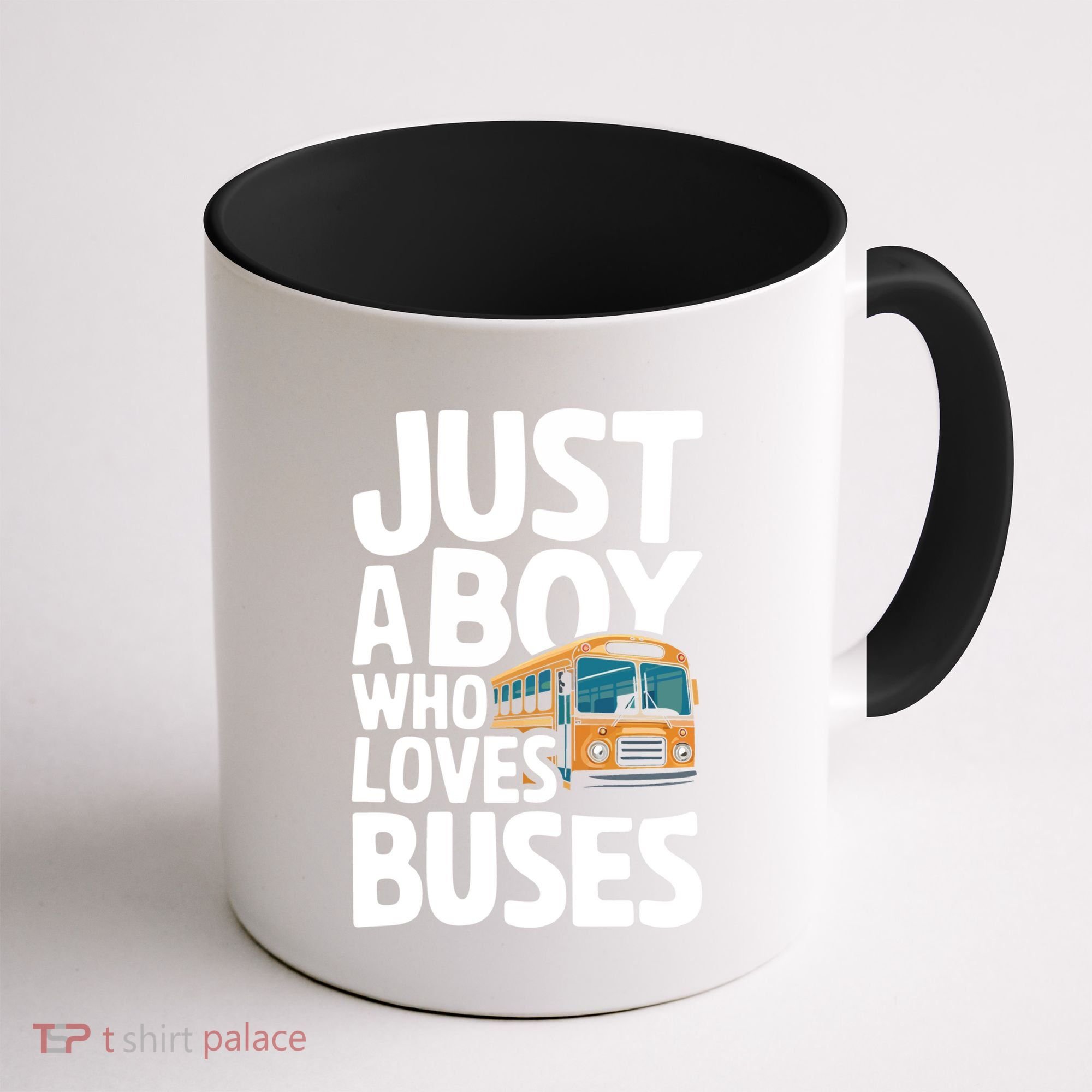 Bus Just A Who Loves Buses Cool Gift Coffee Mug
