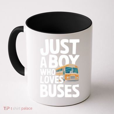 Bus Just A Who Loves Buses Cool Gift Coffee Mug