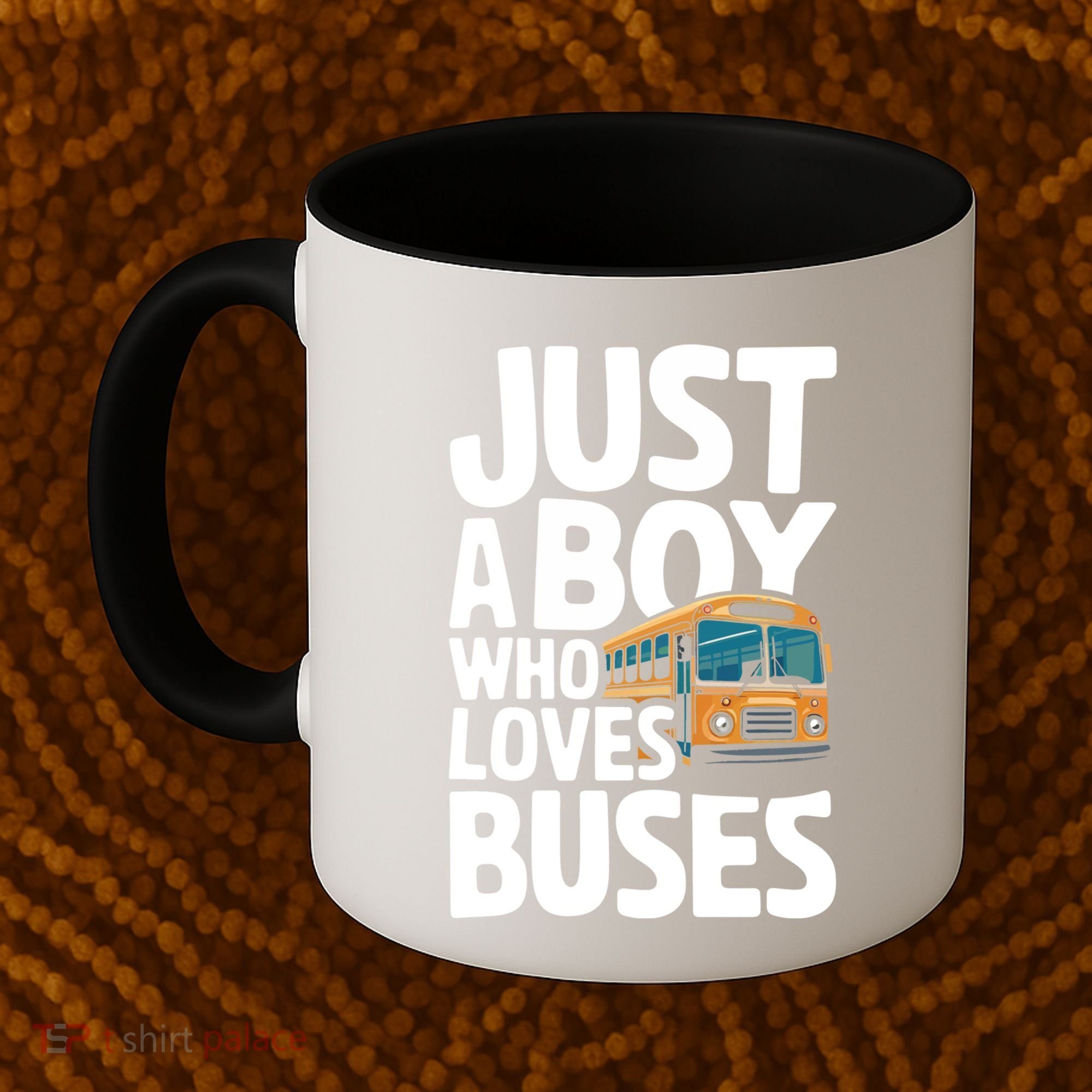 Bus Just A Who Loves Buses Cool Gift Coffee Mug