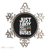 Bus Just A Who Loves Buses Cool Gift Ornament thumb 0