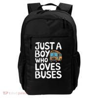 Bus Just A Who Loves Buses Gift Backpack thumb 0
