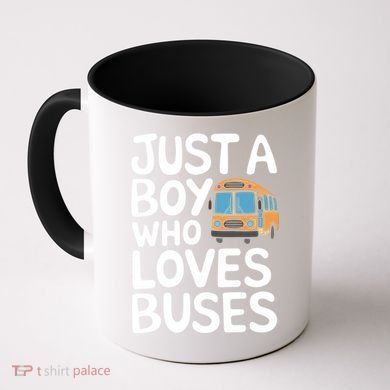 Bus Just A Who Loves Buses Gift Coffee Mug