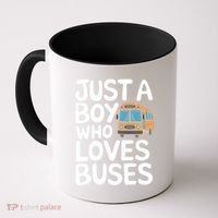 Bus Just A Who Loves Buses Gift Coffee Mug thumb 0