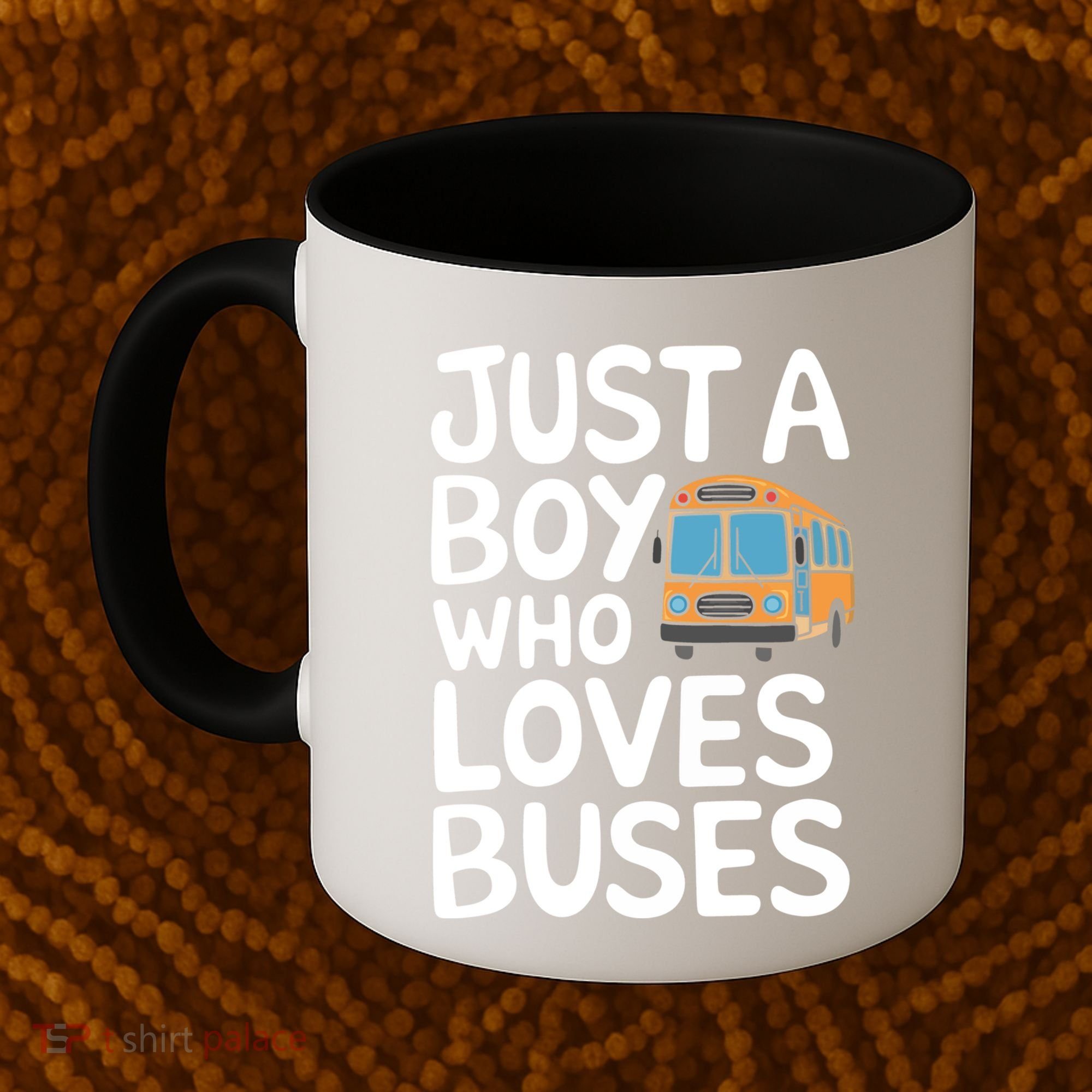 Bus Just A Who Loves Buses Gift Coffee Mug