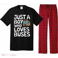 Bus Just A Who Loves Buses Gift Pajama Set thumb 0