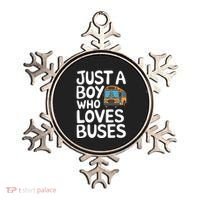Bus Just A Who Loves Buses Gift Ornament thumb 0