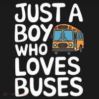Bus Just A Who Loves Buses Gift Ornament thumb 1