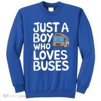 Bus Just A Who Loves Buses Gift Sweatshirt thumb 0