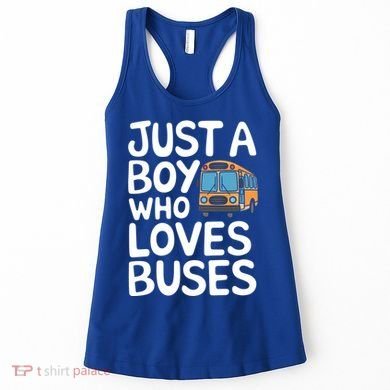 Bus Just A Who Loves Buses Gift Women's Tank Top