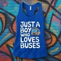 Bus Just A Who Loves Buses Gift Women's Tank Top thumb 3