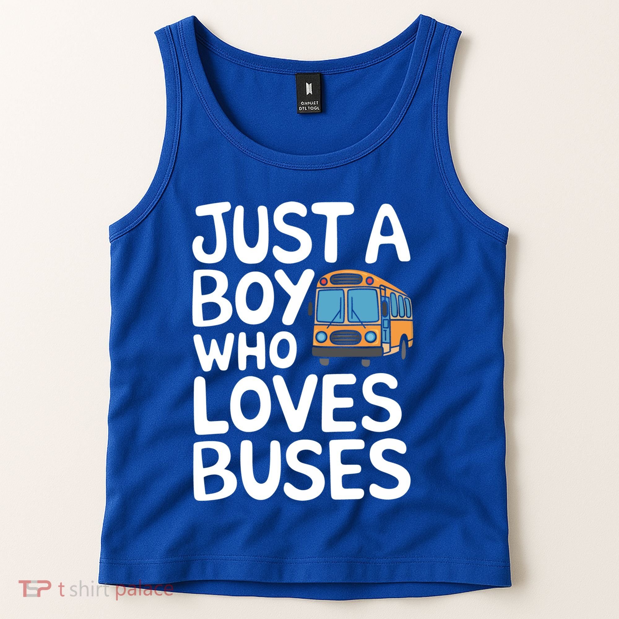 Bus Just A Who Loves Buses Gift Tank Top