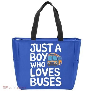 Bus Just A Who Loves Buses Gift Tote Bag